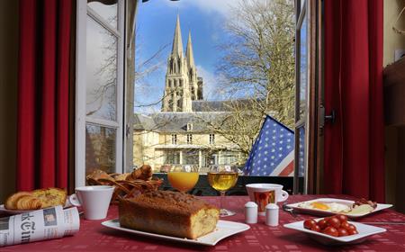 Das süße und herzhafte hausgemachte Frühstücksbuffet - Hotel Bayeux
