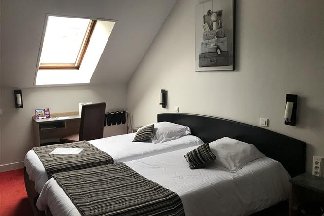 Zweibettzimmer - 3 Sterne Hotel in Bayeux